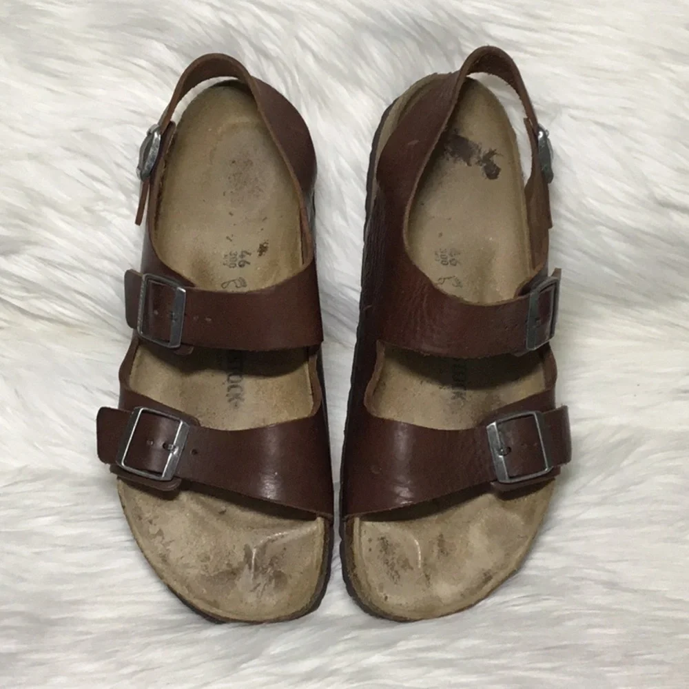 Birkenstock Milano Men’s Sandal, Habana, EUR 46/US 13-13.5